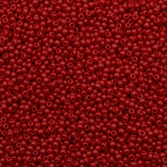 Toho Round Seed Bead 11/0 Opaque Red 2.5-inch Tube (45)