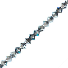 144 Preciosa Crystal 4mm Bicone Bead Crystal Bermuda Blue (00030BBL)