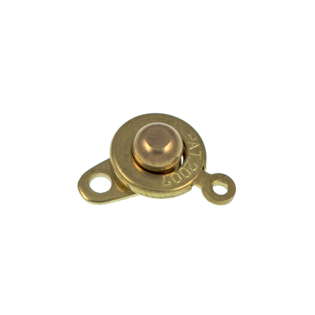 Brass Ball and Socket 9x16mm Clasp