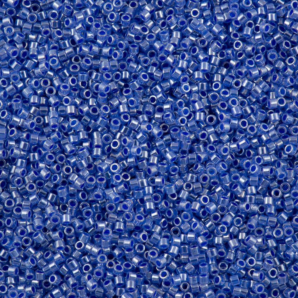 Miyuki Delica Seed Bead 11/0 Inside Dyed Color Blue 2-inch Tube DB243