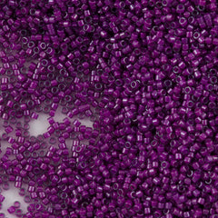 Miyuki Delica Seed Bead 11/0 Inside Dyed Color Medium Plum 2-inch Tube DB281