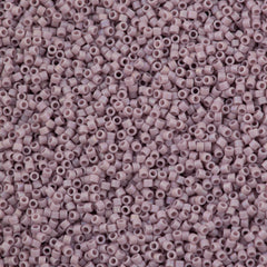 Miyuki Delica Seed Bead 11/0 Matte Opaque Lilac AB 2-inch Tube DB875