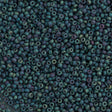 Miyuki Round Seed Bead 15/0 Matte Metallic Slate Blue Iris 2-inch Tube (2333)