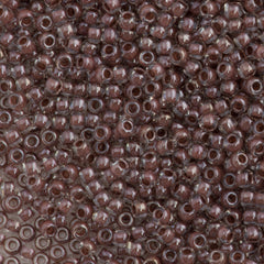 Toho Round Seed Bead 15/0 Inside Color Lined Antique Plum 2.5-inch Tube (1071)