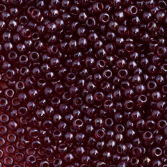 50g Toho Round Seed Bead 11/0 Transparent Ruby Luster (109C)