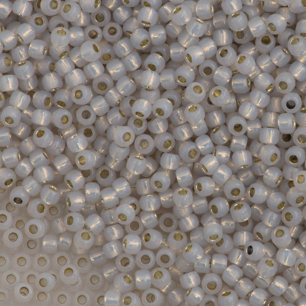 Toho ROUND 11/0 Seed Beads PERMAFINISH GALVANIZED OLD GOLD (2.5 tube)