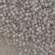 Toho Round Seed Bead 11/0 PermaFinish Silver Lined Milky Cloud 2.5-inch Tube (2101PF)