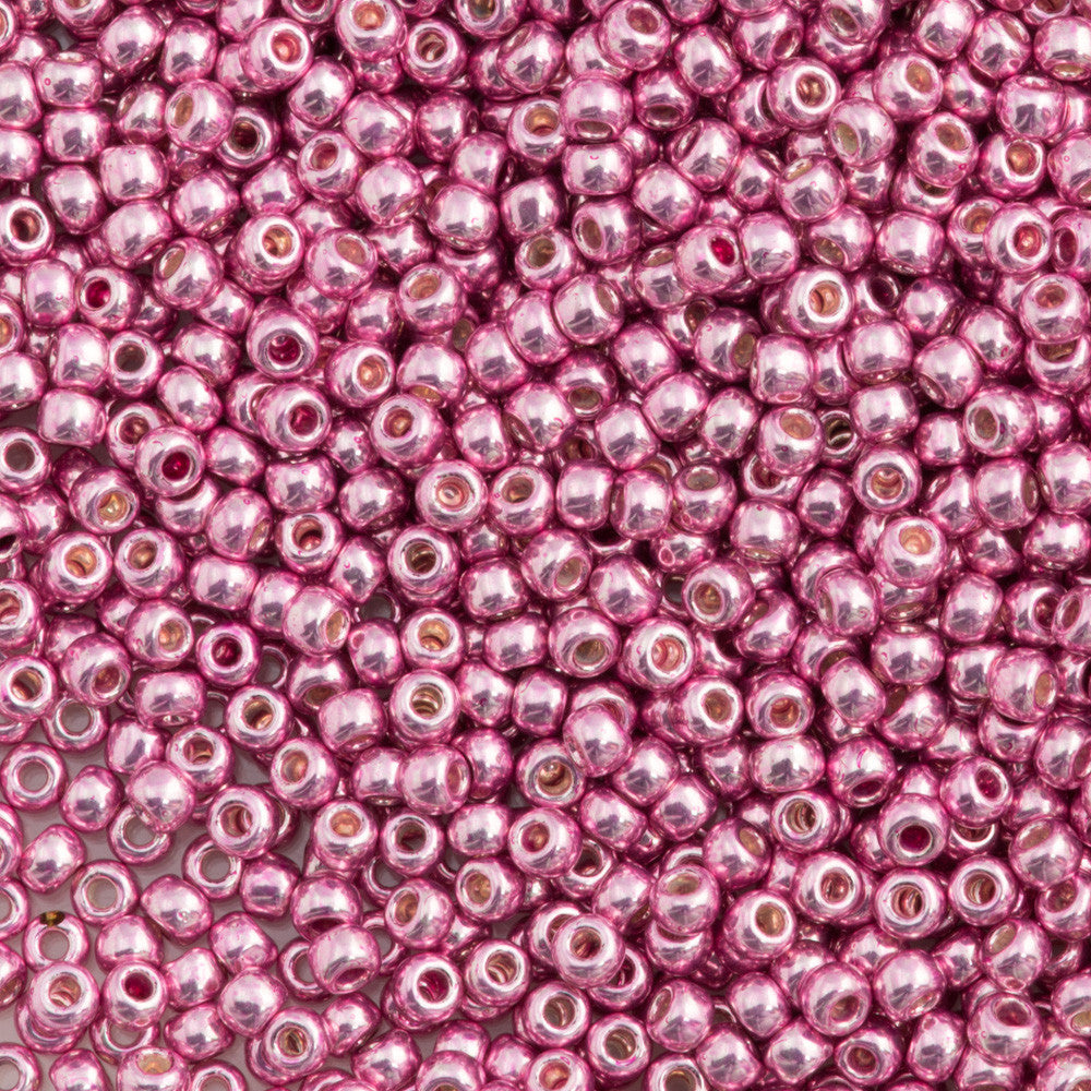 Toho Round Seed Bead 11/0 Galvanized Pink Lilac 2.5-inch Tube (553)