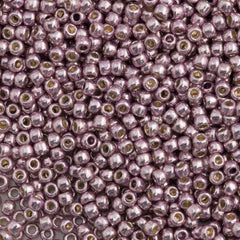 50g Toho Round Seed Bead 11/0 PermaFinish Galvanized Lilac (554PF)