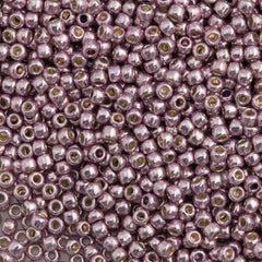 50g Toho Round Seed Bead 8/0 PermaFinish Galvanized Lilac (554PF)
