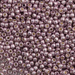 Toho Round Seed Bead 11/0 Permanent Finish Galvanized Lilac 2.5-inch Tube (554PF)