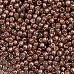 Toho Round Seed Bead 11/0 Permanent Finish Galvanized Mauve 2.5-inch Tube (556PF)