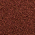 Toho Round Seed Bead 11/0 PermaFinish Matte Galvanized Brick Red 2.5-inch Tube (564PFF)