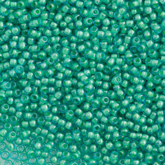Toho Round Seed Bead 15/0 Inside Color Lined Aqua Blue (954)