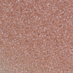 Toho Round Seed Bead 15/0 Transparent Rosaline Luster 2.5-inch Tube (106)
