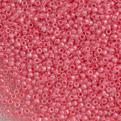 Toho Round Seed Bead 15/0 Ceylon Impatiens Pink 2.5-inch Tube (911)