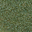 Miyuki Delica Seed Bead 11/0 Luminous Asparagus Green 2-inch Tube DB2052