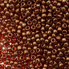 Toho Round Seed Bead 8/0 Gold African Sunset Luster 2.5-inch tube (329)