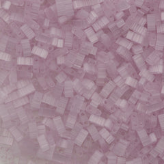 Miyuki Half Tila Seed Bead Pink Silk Satin 7.5g Tube (2551)