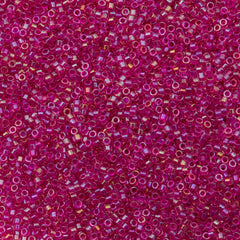 Miyuki Delica Seed Bead 11/0 Inside Dyed Color Popping Pink 2-inch Tube DB1743