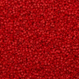 100g Miyuki Delica seed bead 11/0 Opaque Matte Red DB753