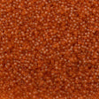 Miyuki Delica Seed Bead 11/0 Matte Transparent Dyed Marmalade 2-inch Tube DB777
