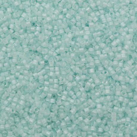 25g Miyuki Delica Seed Bead 11/0 Inside Dyed Color Aqua Mist DB78