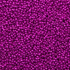 50g Czech Seed Bead 10/0 Metallic Fuchsia (18325)