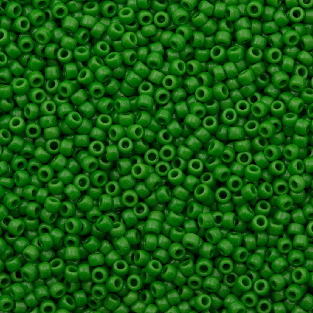 Toho Round Seed Bead 8/0 Opaque Mint 2.5-inch tube (47)