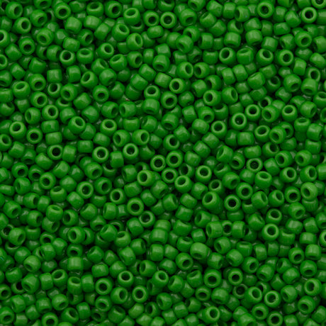 Toho Round Seed Bead 8/0 Opaque Mint 2.5-inch tube (47)