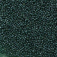 50g Toho Round Seed Bead 11/0 Transparent Luster Green Emerald (118)