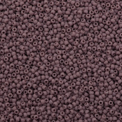 Toho Round Seed Bead 11/0 Opaque Matte Amethyst 2.5-inch Tube (52F)