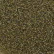 Toho Round Seed Bead 15/0 Inside Color Lined Sand Topaz 2.5-inch Tube (279)