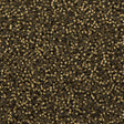 Toho Round Seed Bead 15/0 Inside Color Lined Matte Gold 2.5-inch Tube (999F)