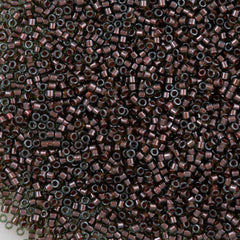 25g Miyuki Delica Seed Bead 11/0 Inside Dyed Color Peridot Brownie DB1710