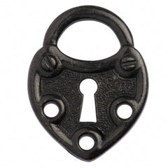 TierraCast Black Plated Pewter Lock Link