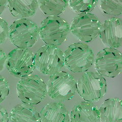 12 TRUE CRYSTAL 8mm Round Bead Chrysolite (238)