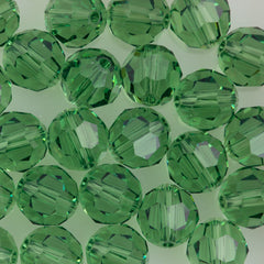 12 TRUE CRYSTAL 8mm Round Bead Erinite (360)