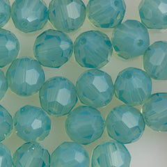 12 TRUE CRYSTAL 8mm Round Bead Pacific Opal (390)