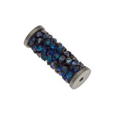 TRUE CRYSTAL 15mm Fine Rock Tube Bermuda Blue Steel (001 BBL)