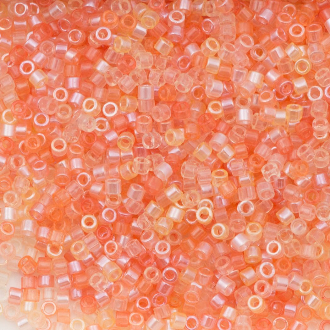 Miyuki Delica Seed Bead 11/0 Mix Grapefruit 2-inch Tube (9036