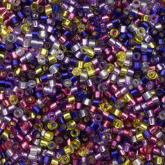 Miyuki Delica Seed Bead 11/0 Mix Sparkling Violets 7 Gram Tube (9073)