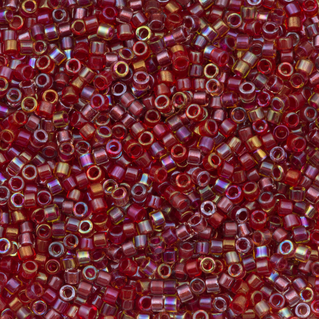 Miyuki Delica Seed Bead 11/0 Mix Red Licorice 7 Gram Tube (9075)