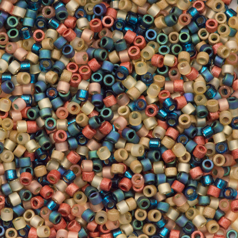 Miyuki DELICA 11/0 Seed Beads BEACH BLANKET MIX (2.5 tube)