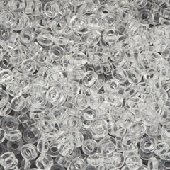 Miyuki 3mm Spacer Beads Transparent Crystal 8g Tube (131)