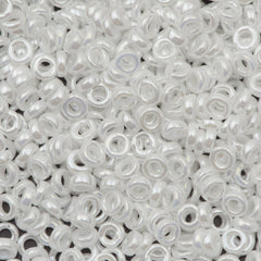 Miyuki 2.2mm Spacer Beads Opaque White Luster 7g Tube (420)