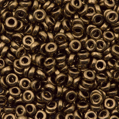 Miyuki 3mm Spacer Beads Metallic Dark Bronze 8g Tube (457)