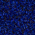 Miyuki 3mm Bugle Bead Silver Lined Cobalt Blue 5-inch Tube (20)