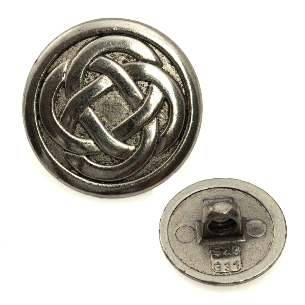 Button Cover Silver Imitation Nickel-Plated Brass 18mm Round