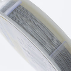 Beadalon 19 Strand Satin Silver .3mm Beading Wire 30ft
